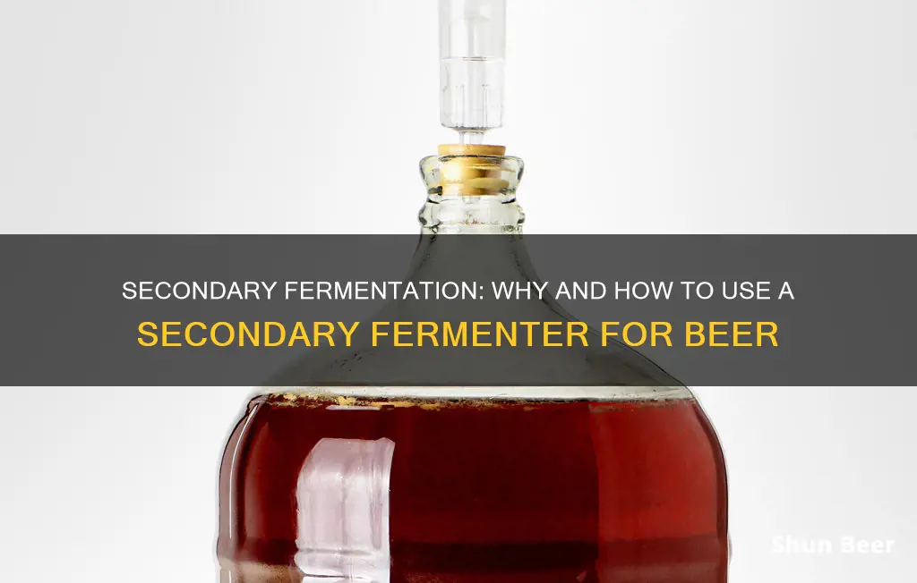 do you have to secondary fermenter beer