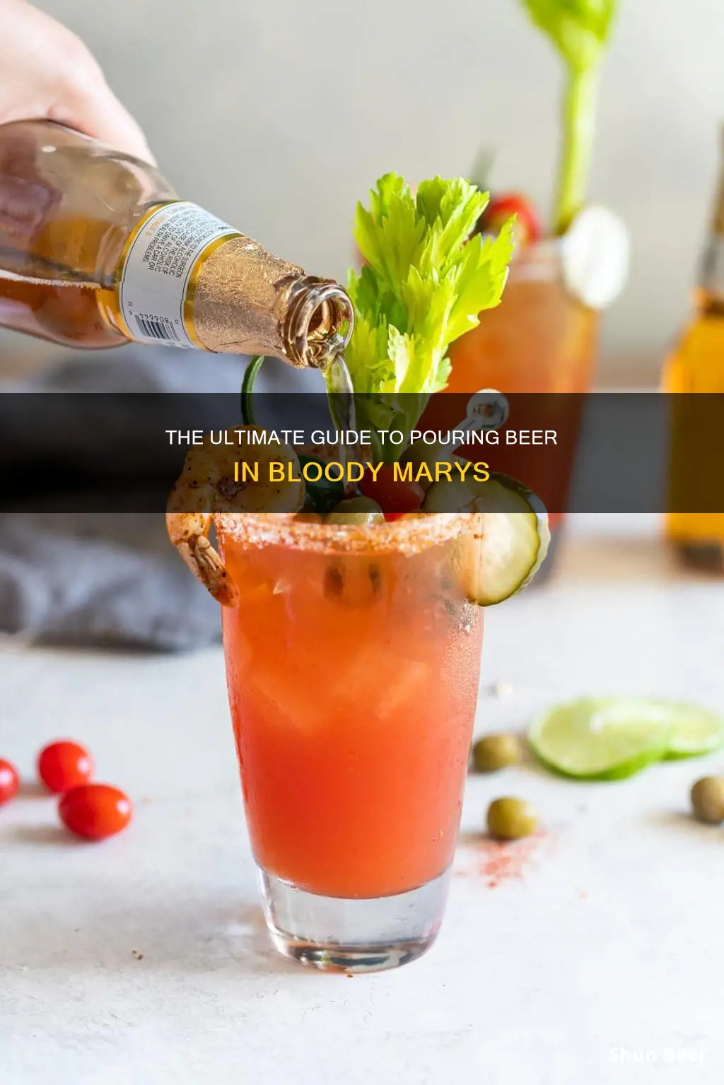 do you put beer in bloody marys