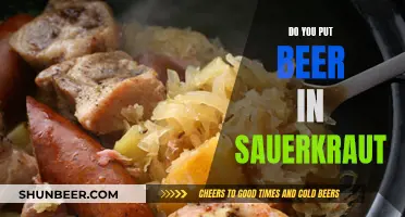 Sauerkraut and Beer: A Tasty, Fermented Fusion