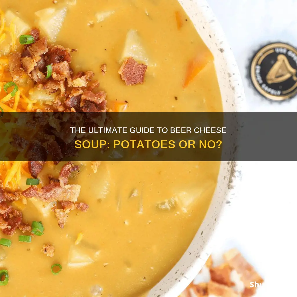 do you put potatoes in beer cheese soup