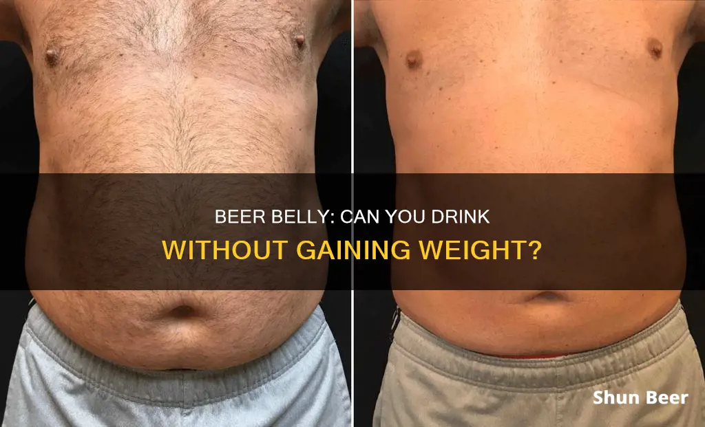 does a beer belly go away when you stop drinking