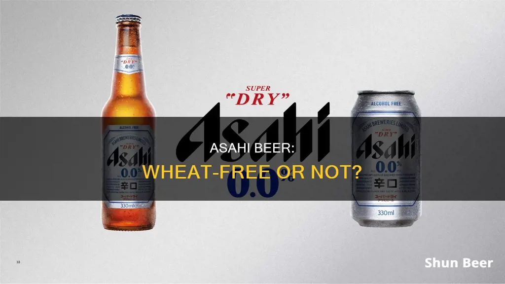 does asahi beer contain wheat