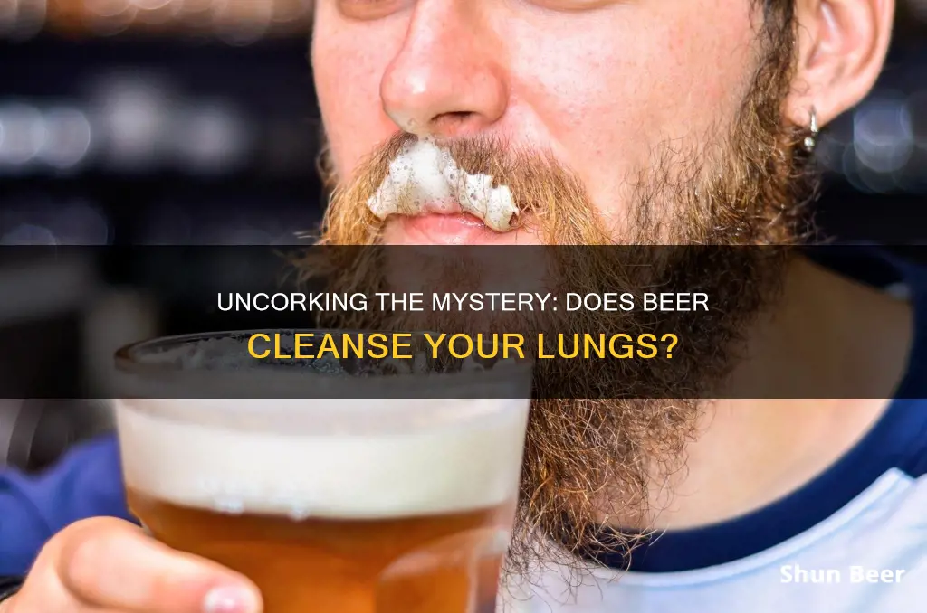 does beer clean lungs