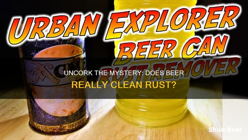 does beer clean rust