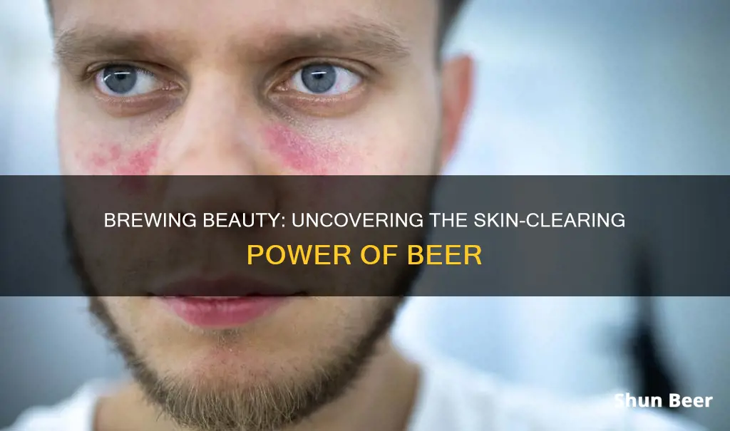 does beer clear skin