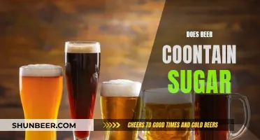 Beer and Sugar: What's the Connection?