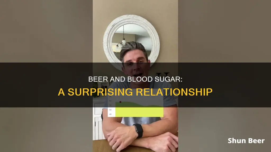 does beer drop blood sugar