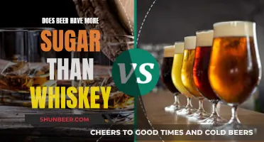 Beer vs. Whiskey: Sugar Content Face-off