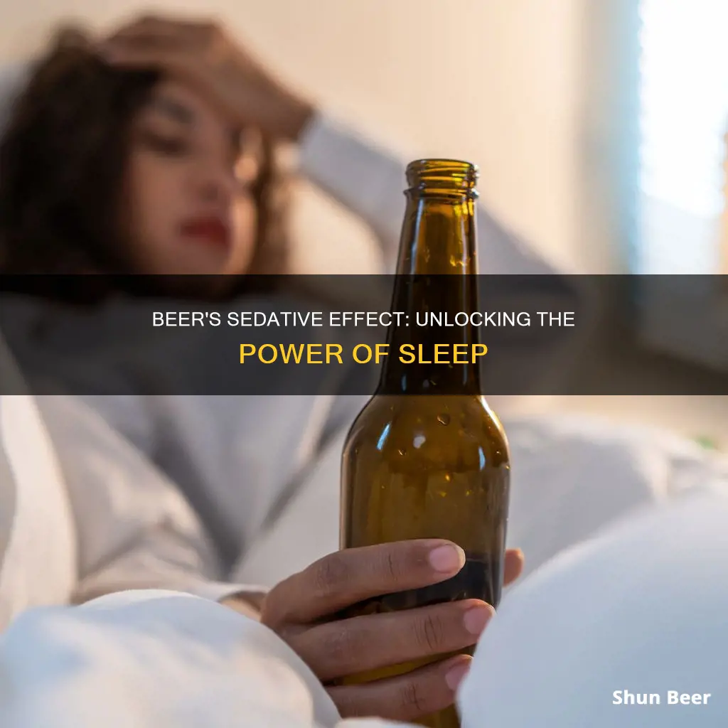 does beer put you to sleep