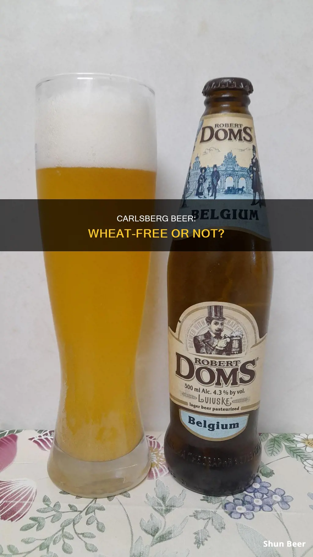 does carlsberg beer contain wheat