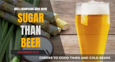 Champagne vs Beer: Which Has a Higher Sugar Content?