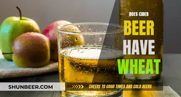 Cider Beer and Wheat: What's the Connection?