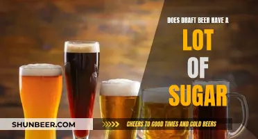 Draft Beer's Sugar Content: How Sweet is Too Sweet?