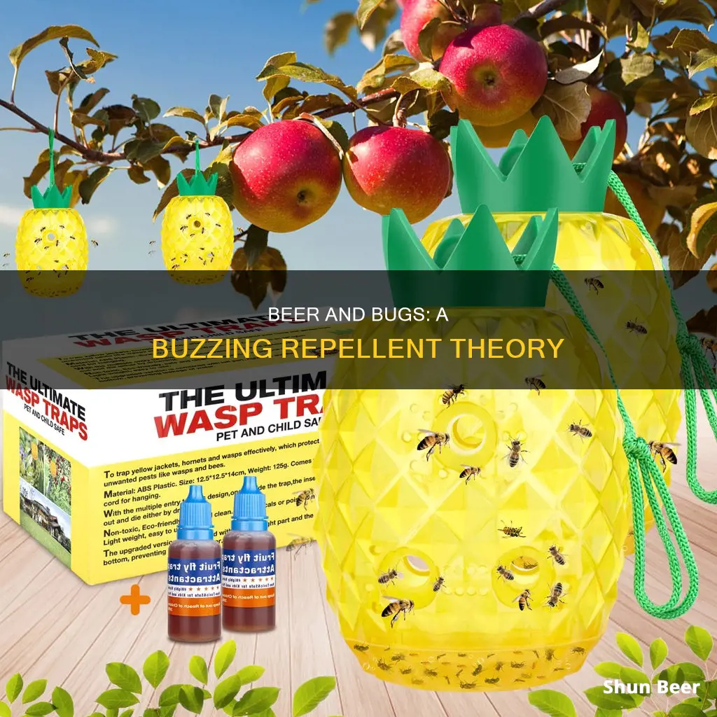 does drinking beer repel wasps