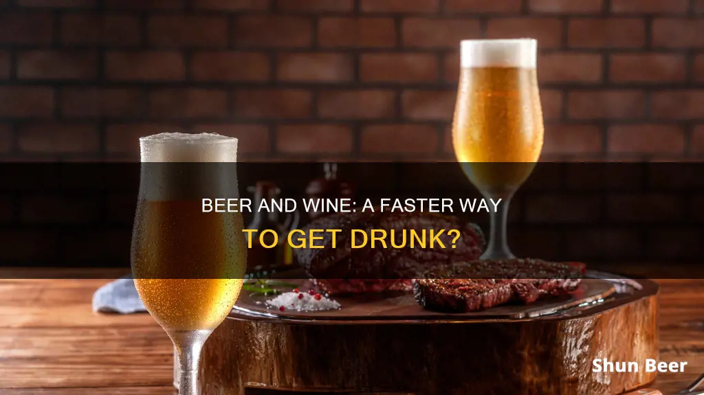 does drinking both beer and wine make you drunker