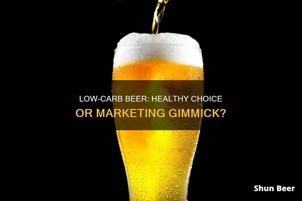 does drinking low carb beer make a difference