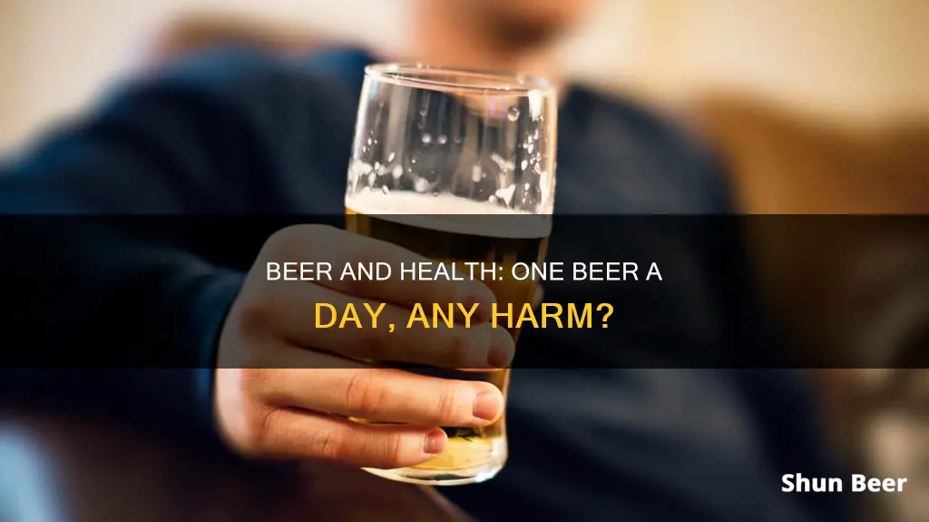 does drinking one beer a day hurt you