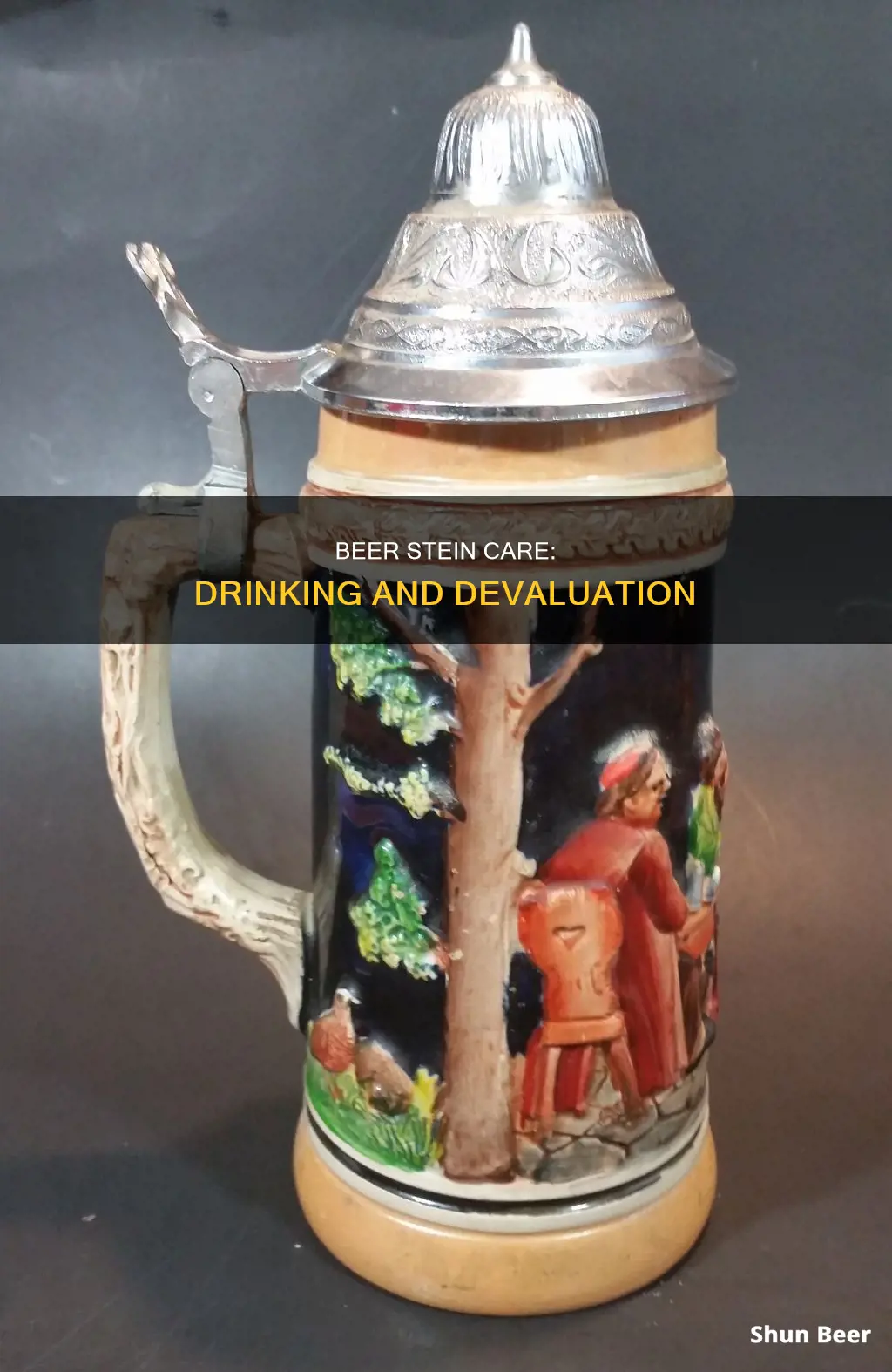 does drinking out of a beer stein devalue it