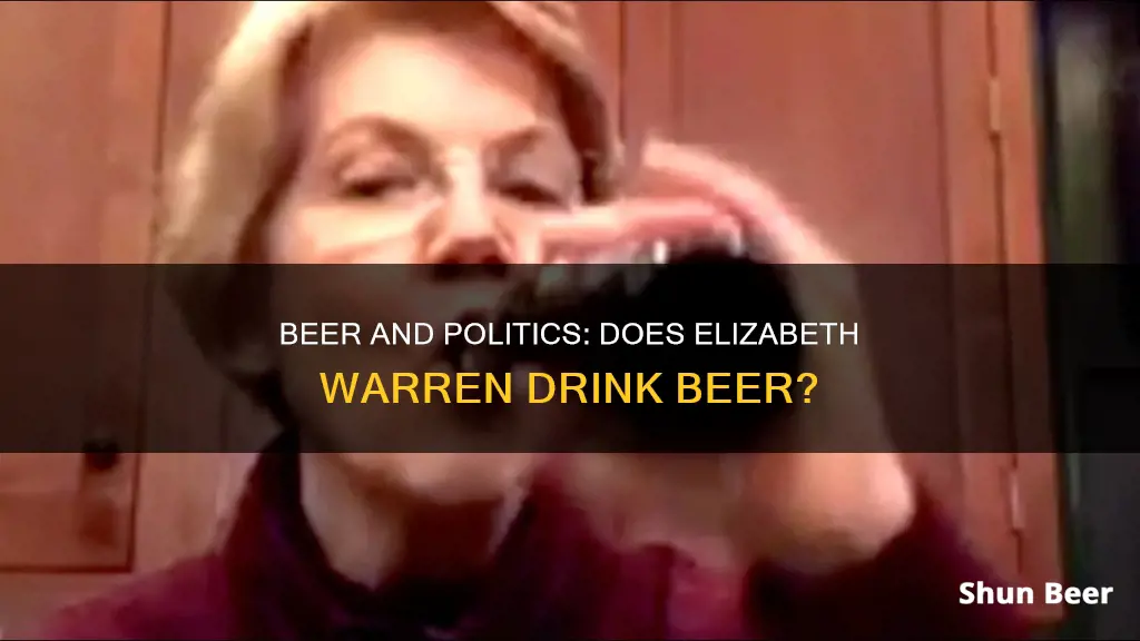 does elizabeth warren drink beer