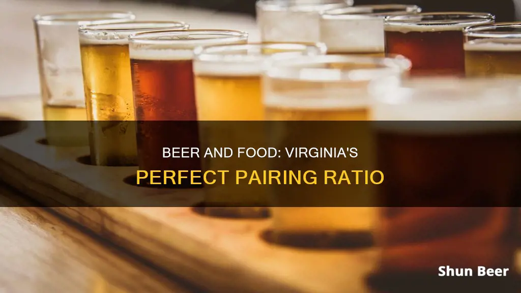 does food drink ratio apply to beer virginia