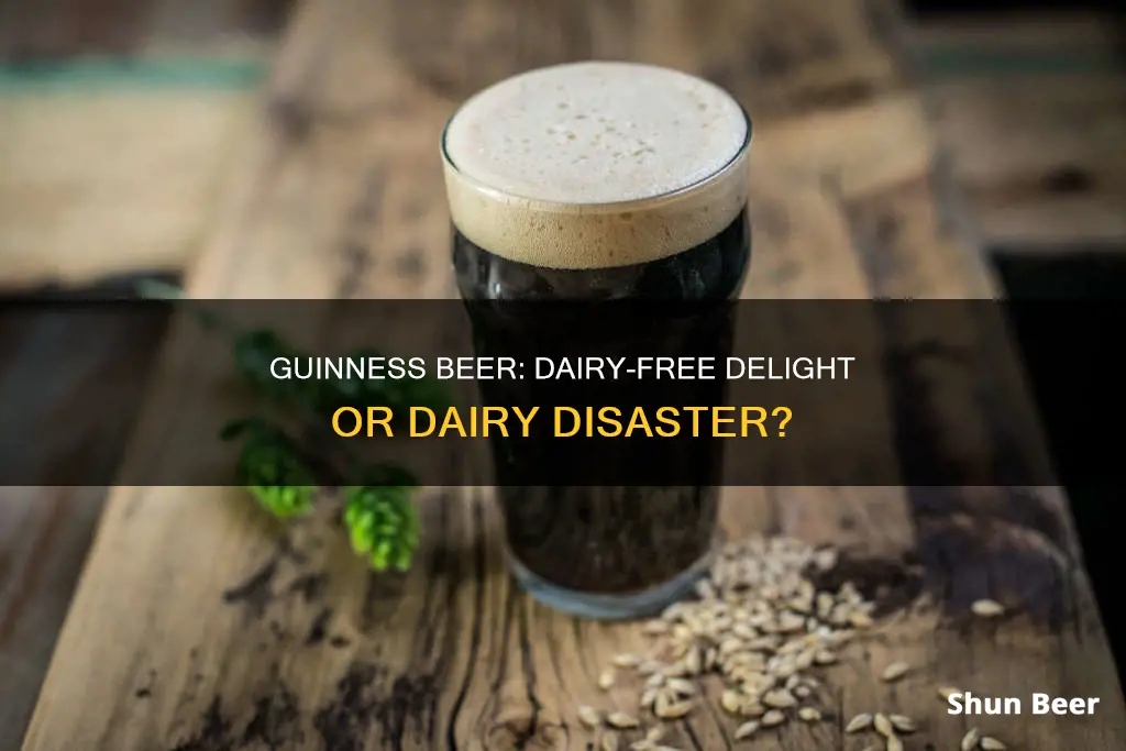 does guinness beer have dairy