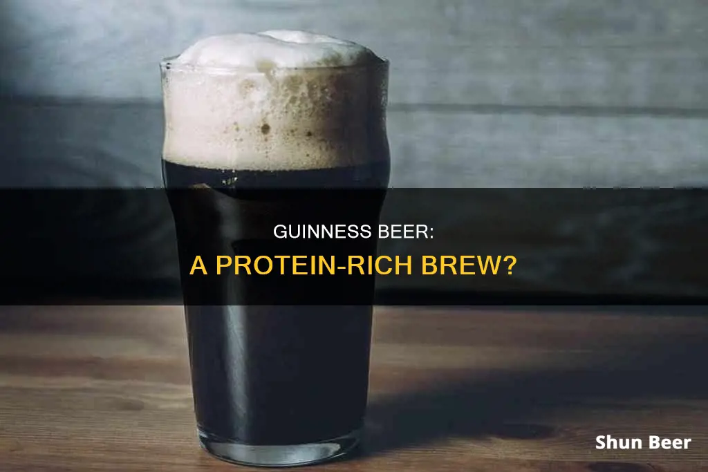 does guinness beer have protein