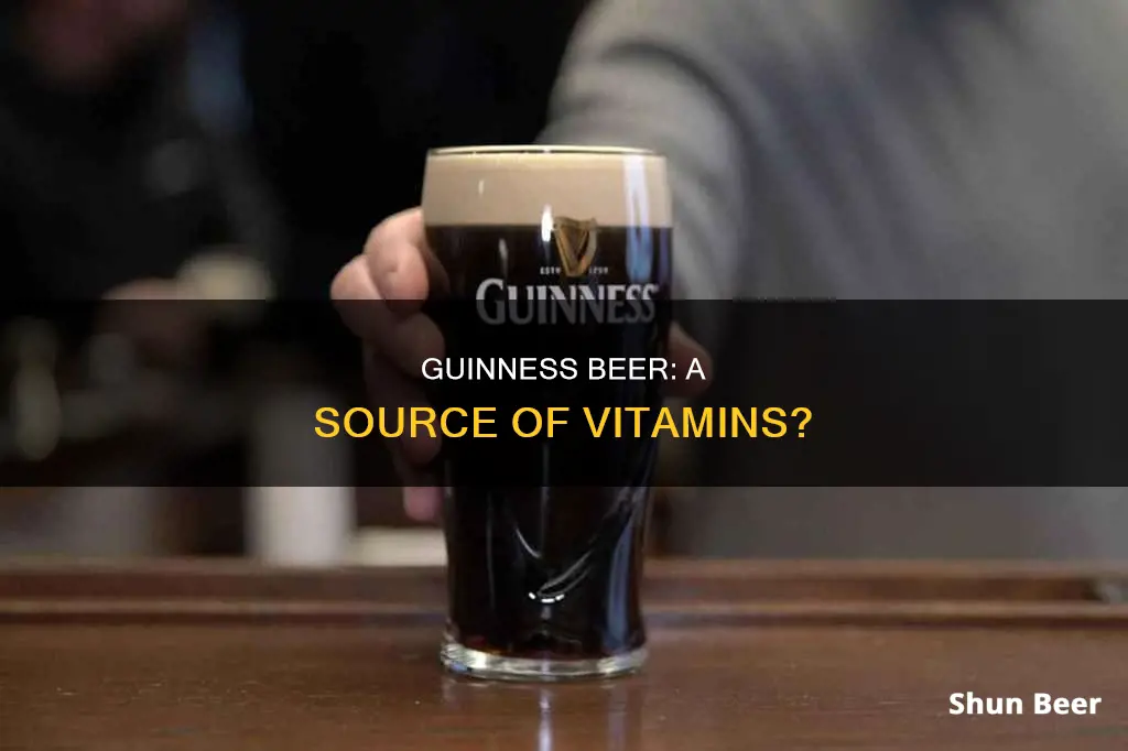 does guinness beer have vitamins