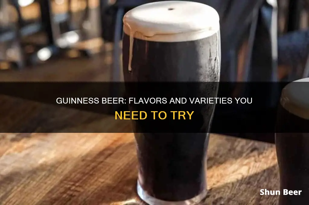 does guinness have flavored beer