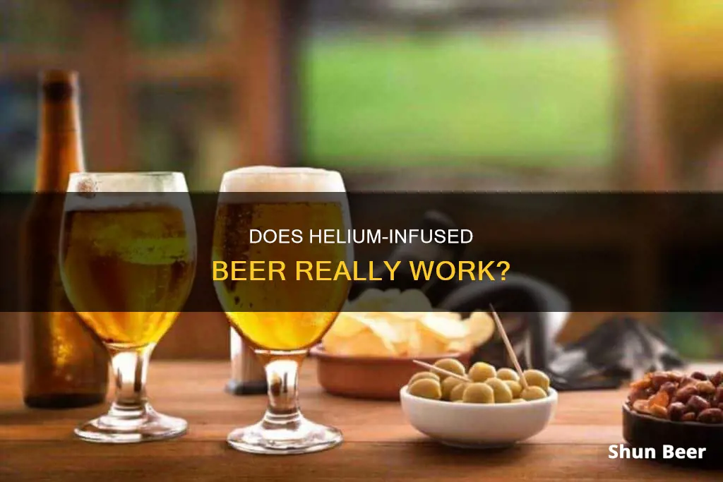 does helium infused beer work