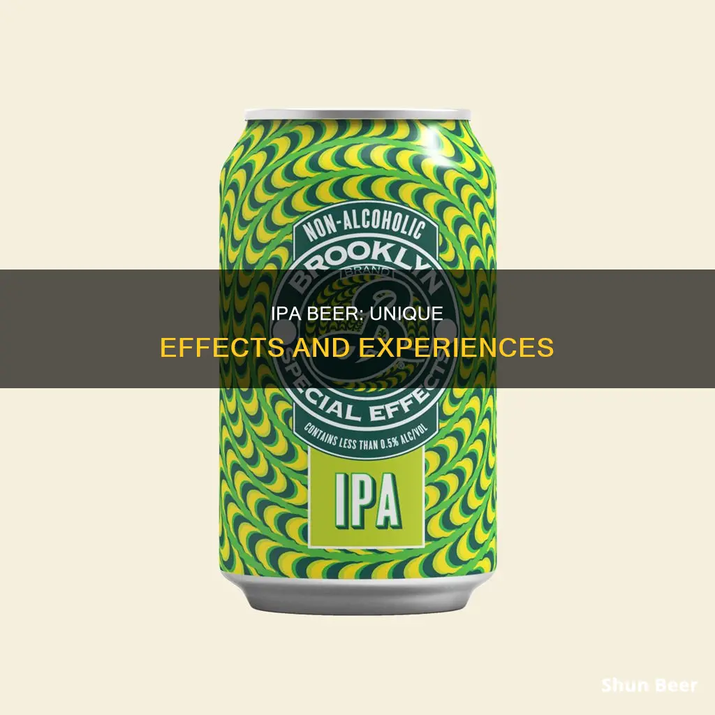 does ipa beer effect differently