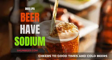 Sodium in IPA Beer: What's the Deal?