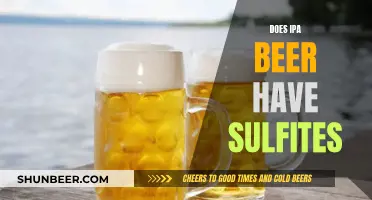 IPA Beer and Sulfites: What's the Connection?