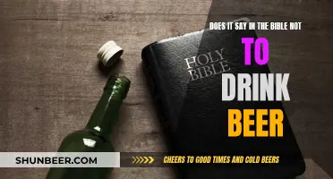 Beer and the Bible: Drinking Advice?