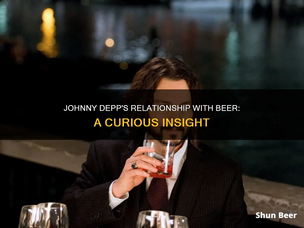 does johnny depp drink beer