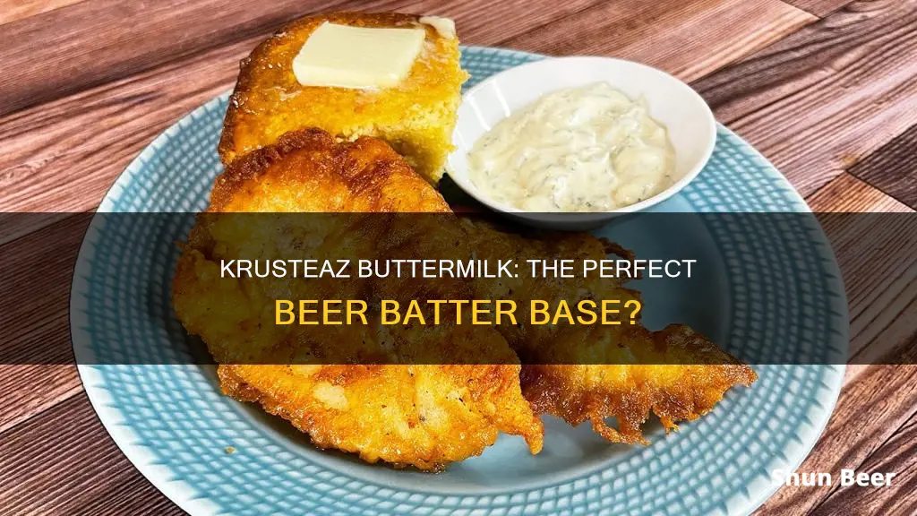 does krusteaz buttermilk work for.beer batter