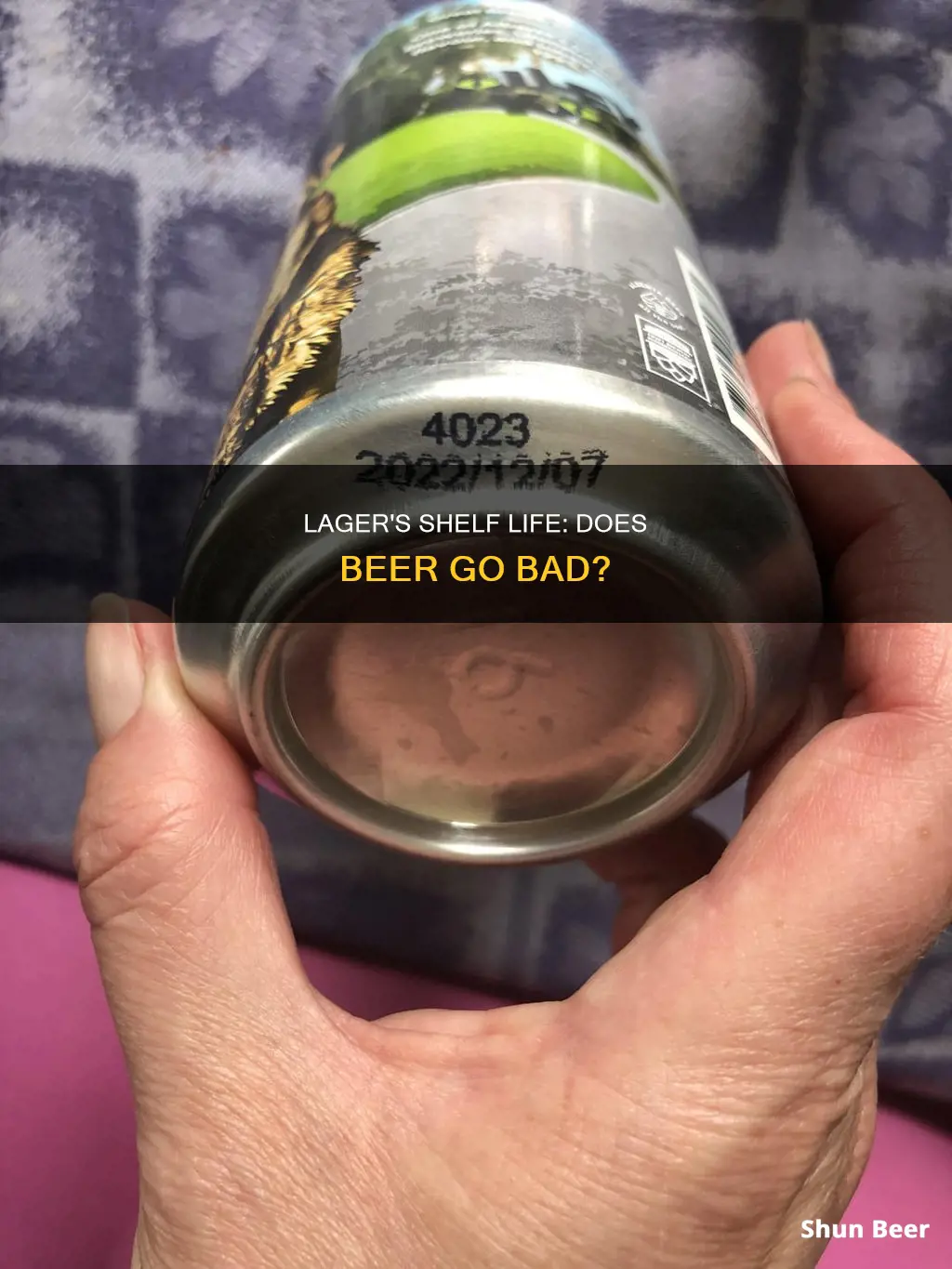 does lager beer expire