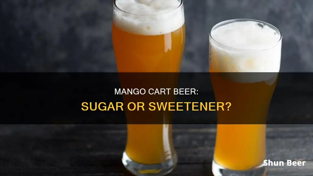 does mango cart beer have sugar