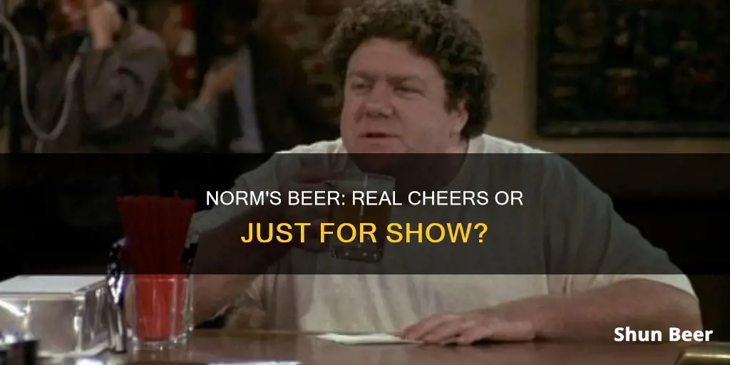 does norm drink real beer cheers