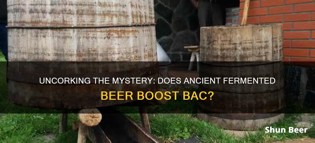 does old fermented beer have higher bac reading