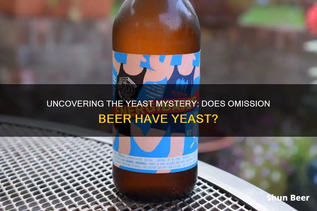 does omission beer have yeast