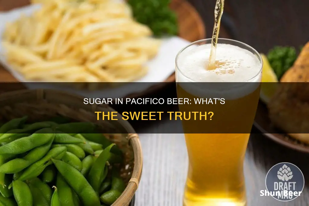 does pacifico beer have sugar