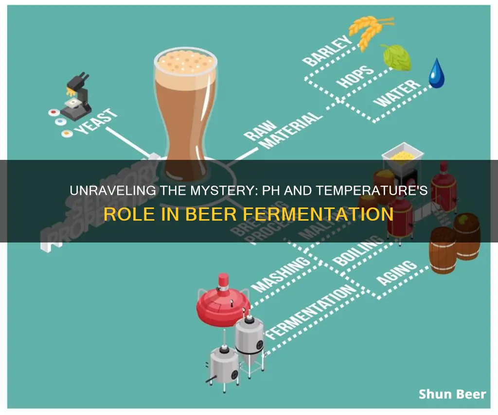 does ph and temperature affect the fermentation of beer