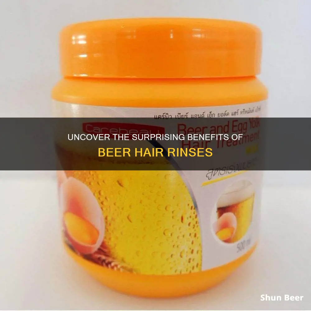 does putting beer in your hair work