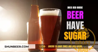 Red Horse Beer: Sugar Content and Nutritional Facts