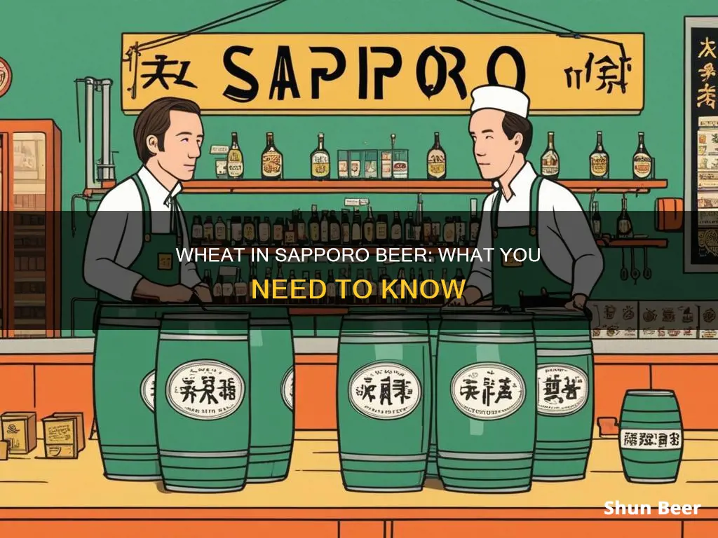 does sapporo beer contain wheat