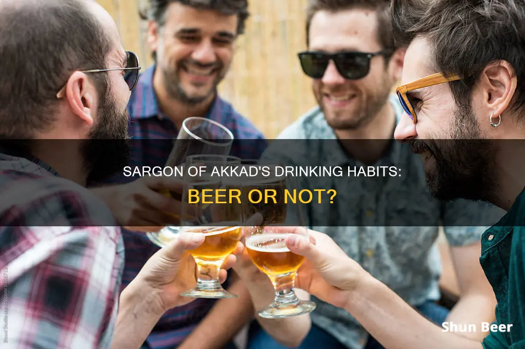 does sargon of akkad drink beer