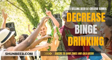 Beer Sales at College Games: Impact on Binge Drinking