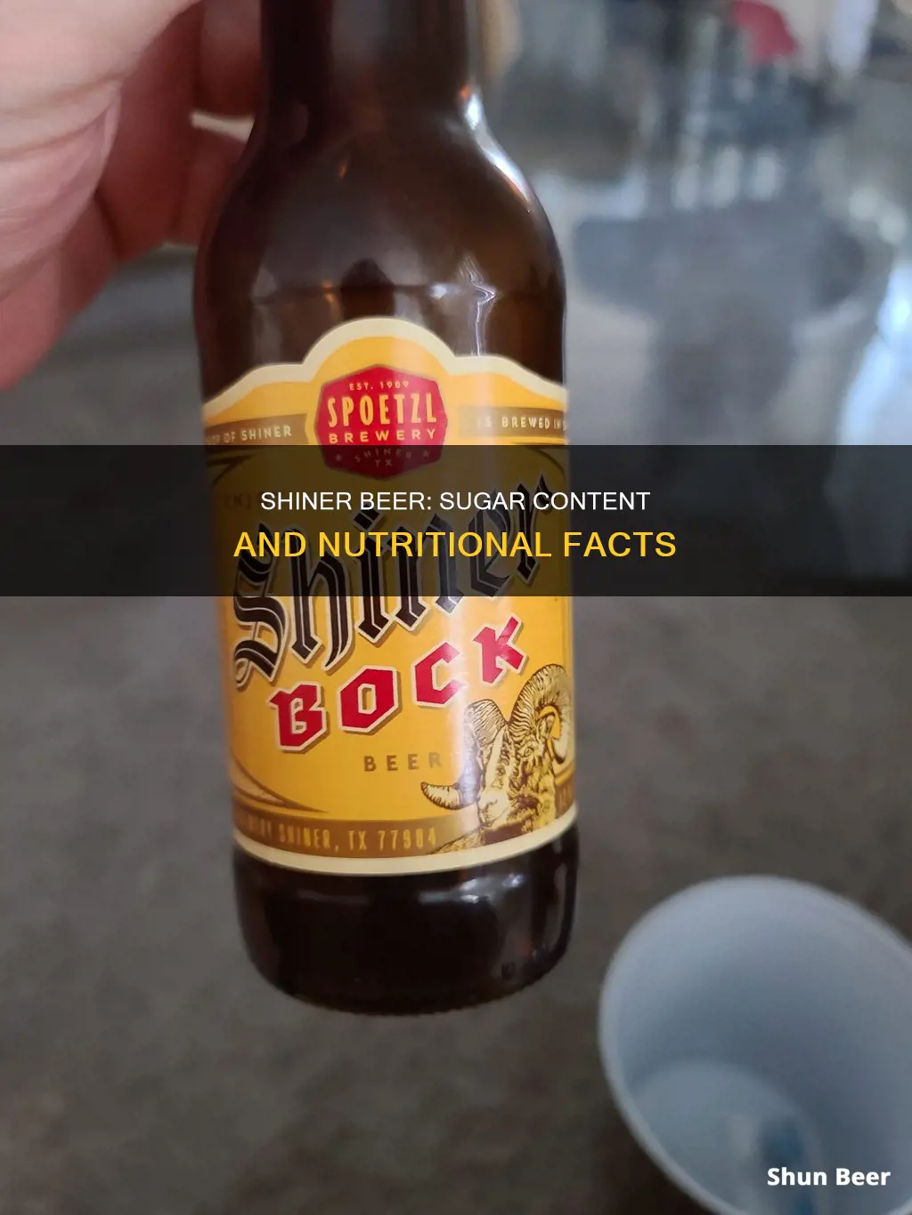 does shiner beer contain sugar