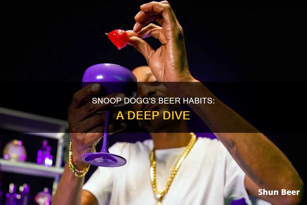 does snoop dogg drink beer