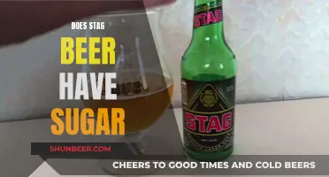 Stag Beer's Sweet Secret: Sugar Content Revealed